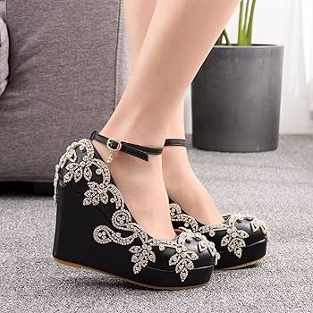 Wedding & Bridal Black Heels for Women