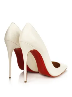 White Christian Louboutin Heels: Timeless Elegance with a Bold Edge